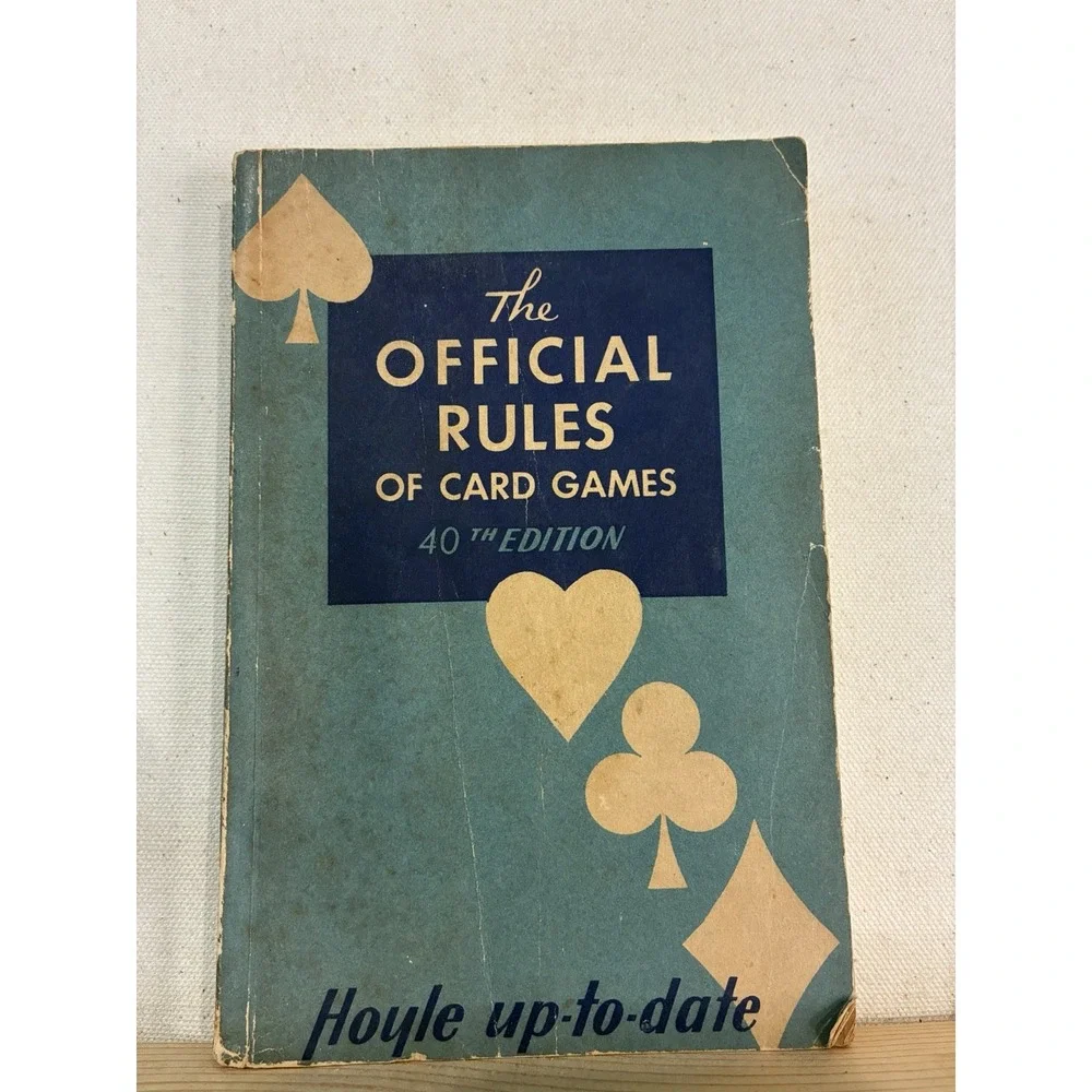 Vintage 1941 The Official Rules of Card Games – Hoyle Up-to-Date 40th Edition